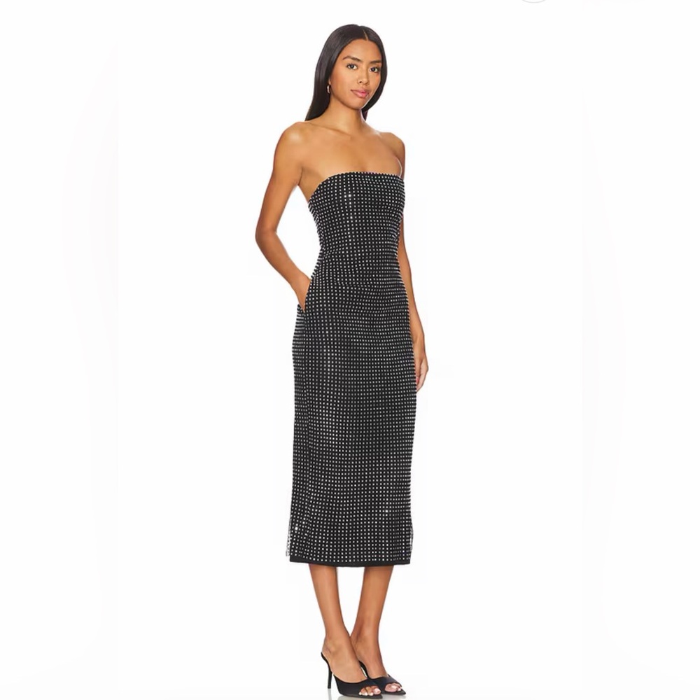 A.L.C Elizabeth Strapless
Rhinestone-Embellished Mi
Dress - Picture 2 of 7
